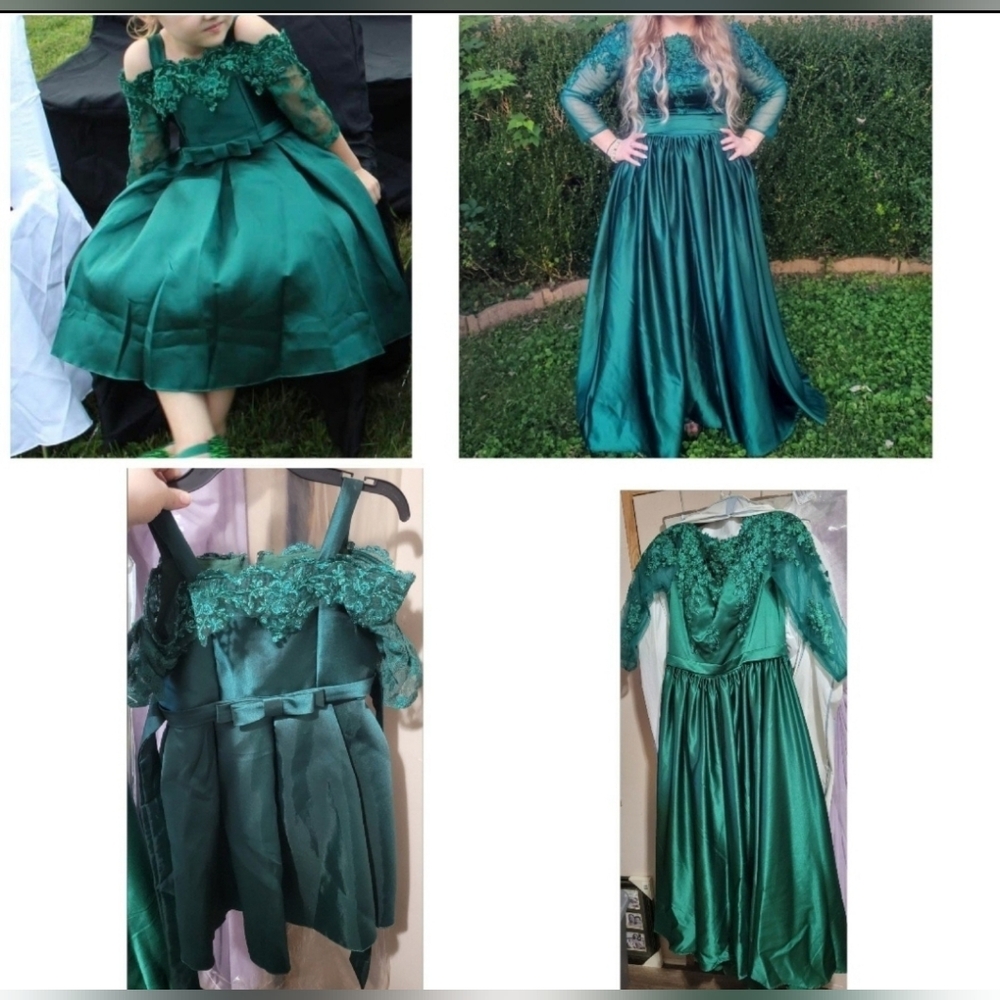 Bridess Womens & girls matching dresses! Size 16 & 5/6T. Wedding or photoshoot.